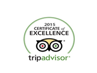 Trip Advisor Certification of Excellence 2015