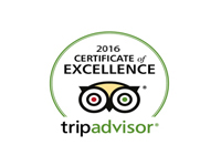 Trip Advisor Certification of Excellence 2016